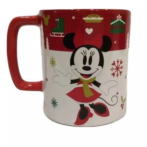 Euro Disney Minnie Mouse Tea Mug Authentic Christmas Holiday Xmas London France